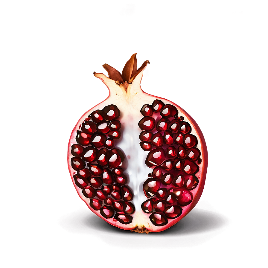 Pomegranate Half Cut Png Kvc PNG Image