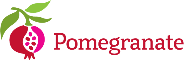 Pomegranate Logo Design PNG Image