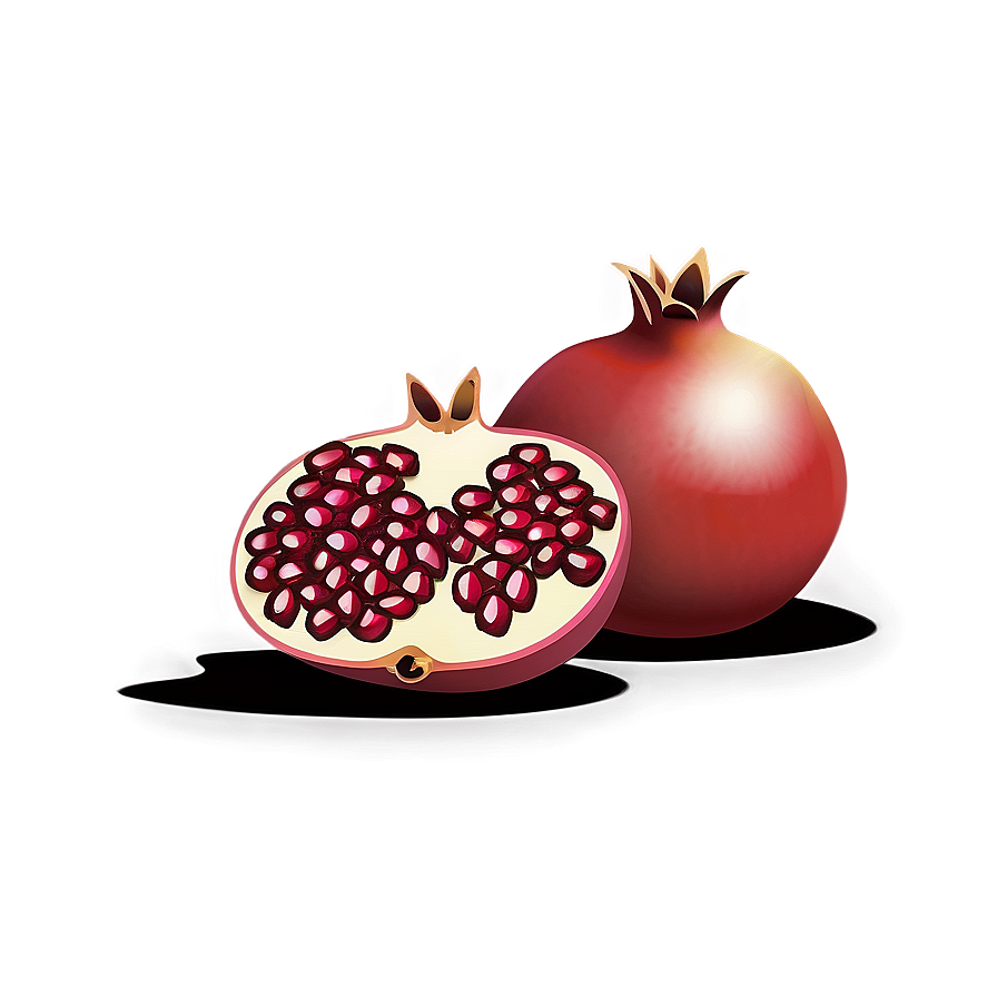 Pomegranate Vector Graphic Png Dmu96 PNG Image