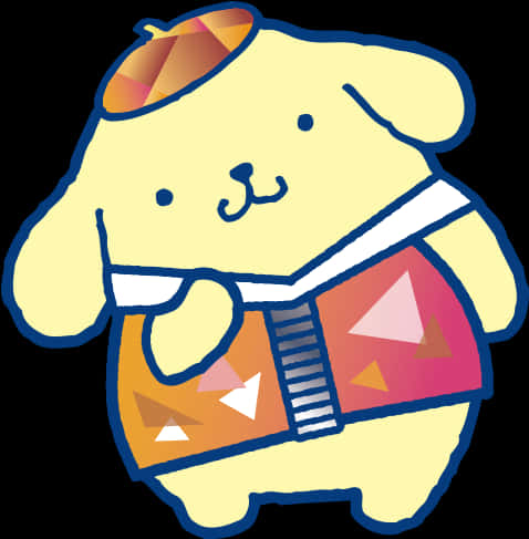 Pompompurin Sanrio Character PNG Image