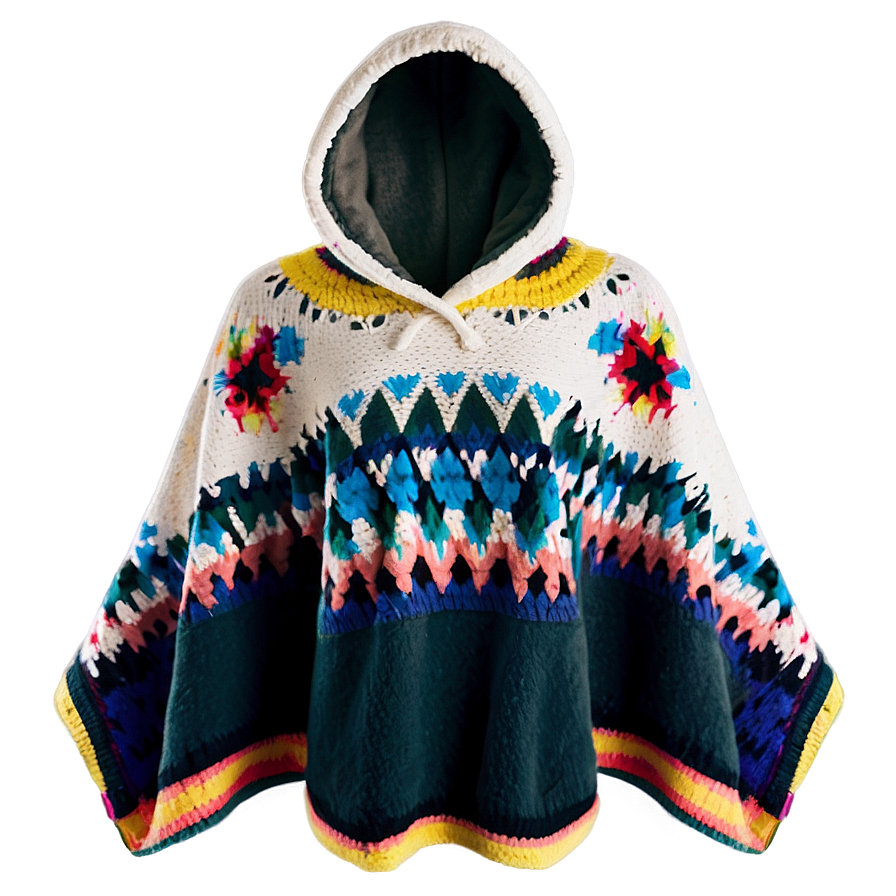 Poncho For Winter Warmth Png 06272024 PNG Image