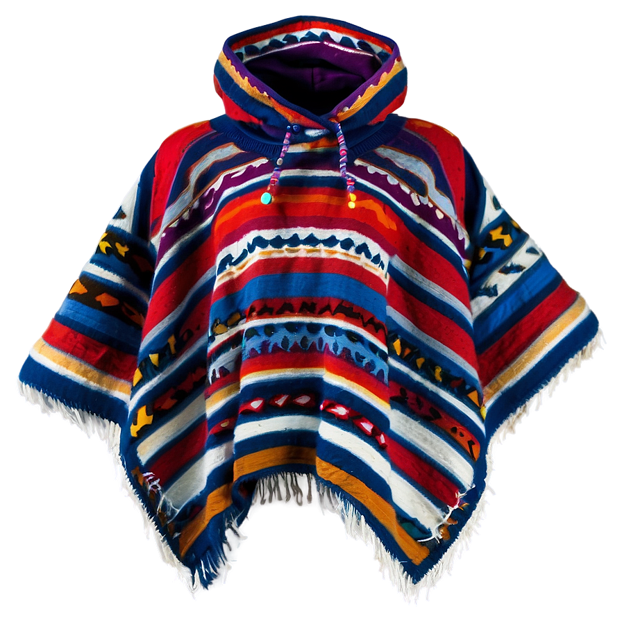 Poncho In Minimalist Design Png Auq PNG Image