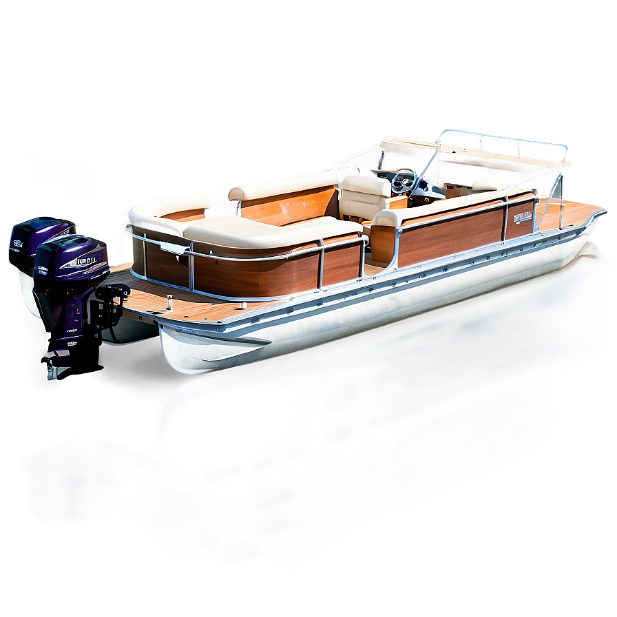 Pontoon Boat A PNG Image