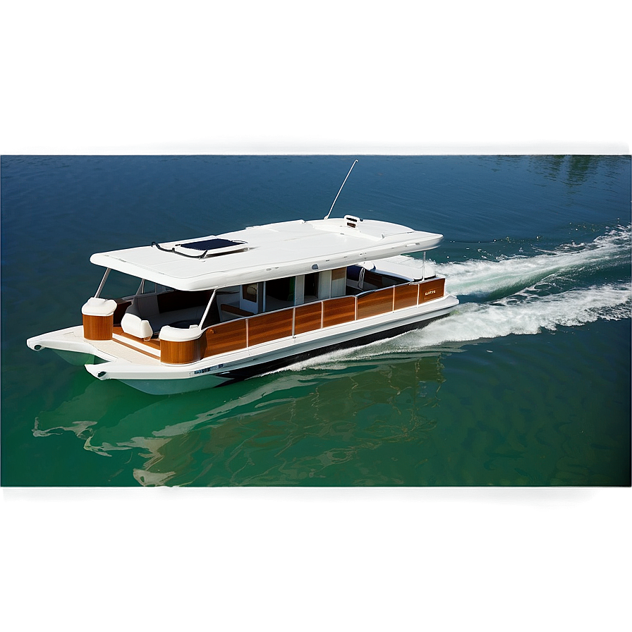 Pontoon Boat Anchored In Paradise Png Ywg63 PNG Image