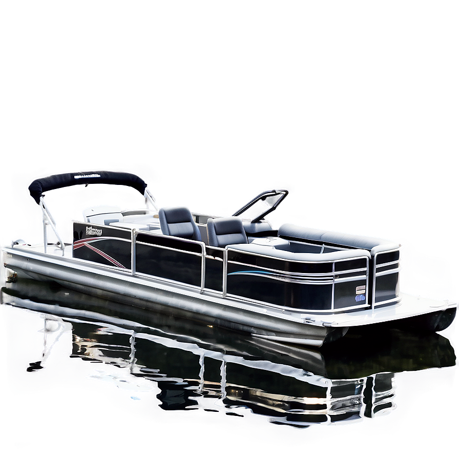 Pontoon Boat Docked At Sunset Png Yfo PNG Image