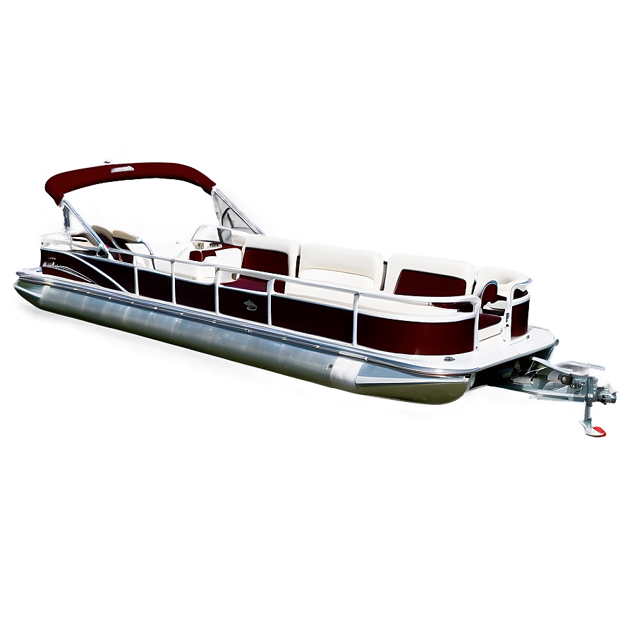 Pontoon Boat With Led Lighting Png 24 PNG Image