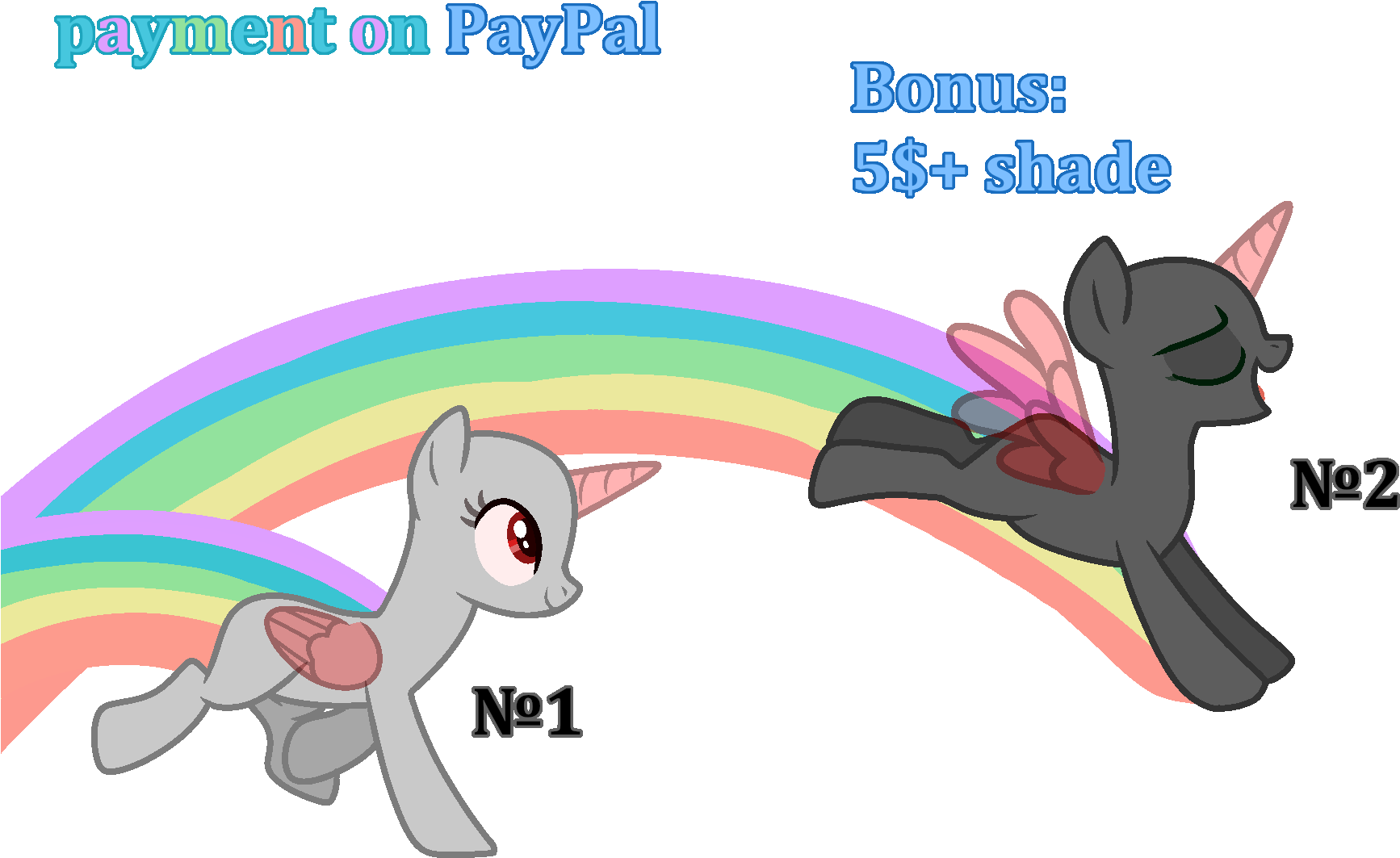 Pony Artworkwith Pay Pal Payment Info PNG Image