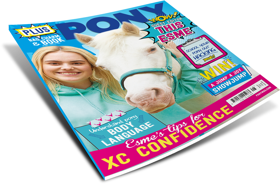 Pony Magazine Cover Esmeand Horse PNG Image