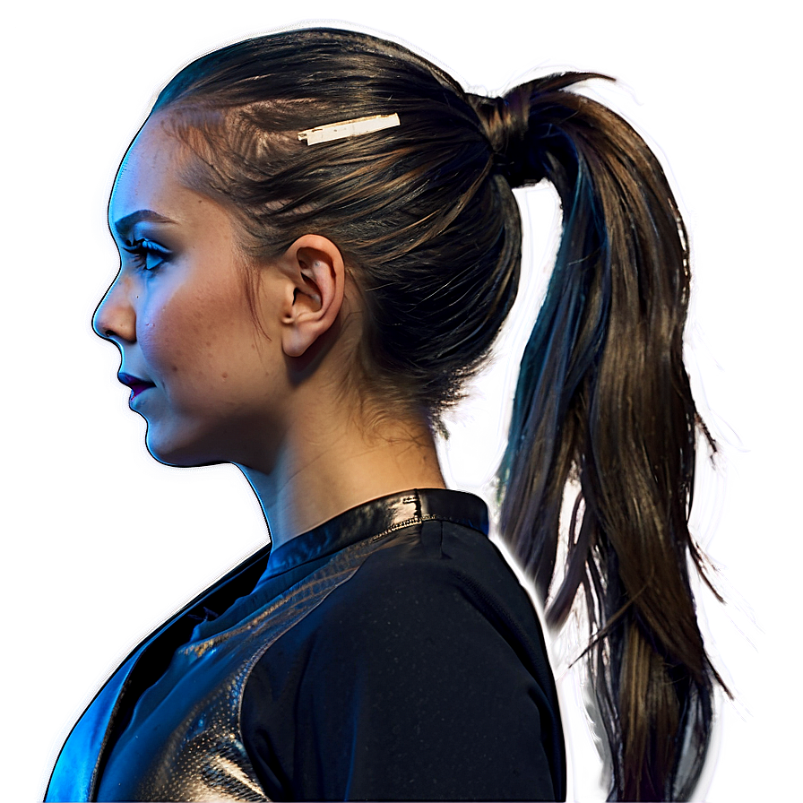 Ponytail For Dance Png 06262024 PNG Image