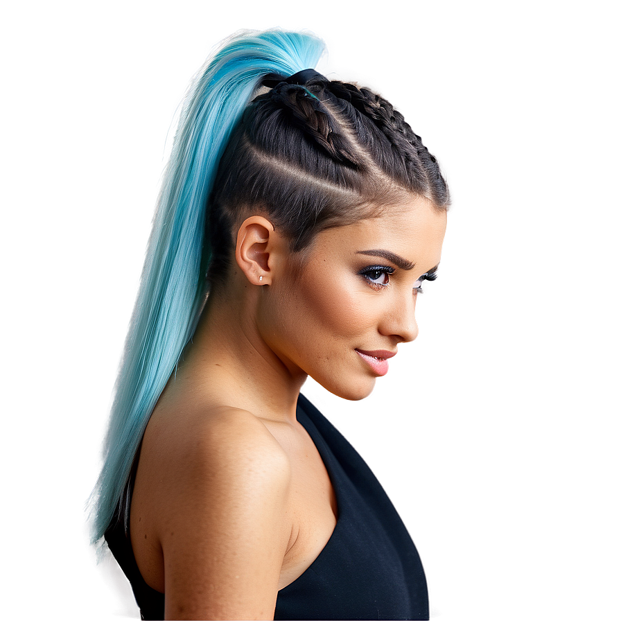 Ponytail With Undercut Png Pwy11 PNG Image