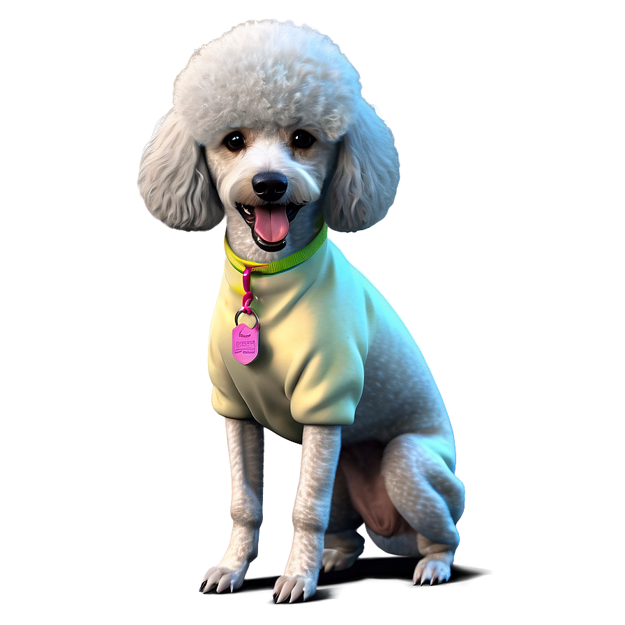 Poodle In Action Png 06112024 PNG Image