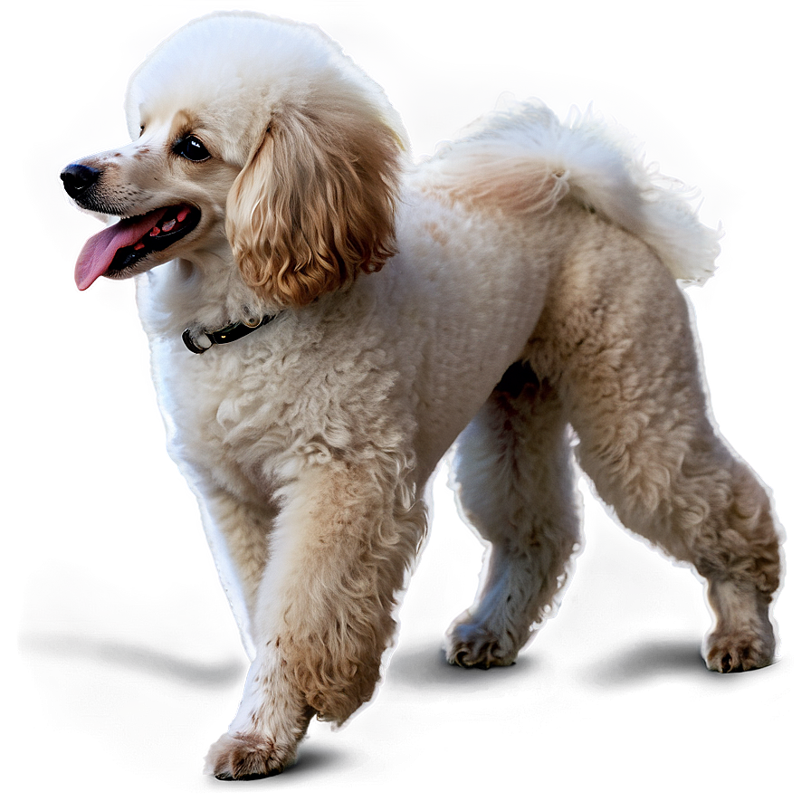 Poodle In Action Png Het6 PNG Image