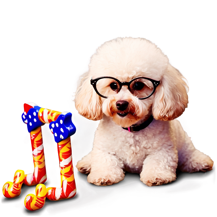 Poodle With Glasses Png 06112024 PNG Image