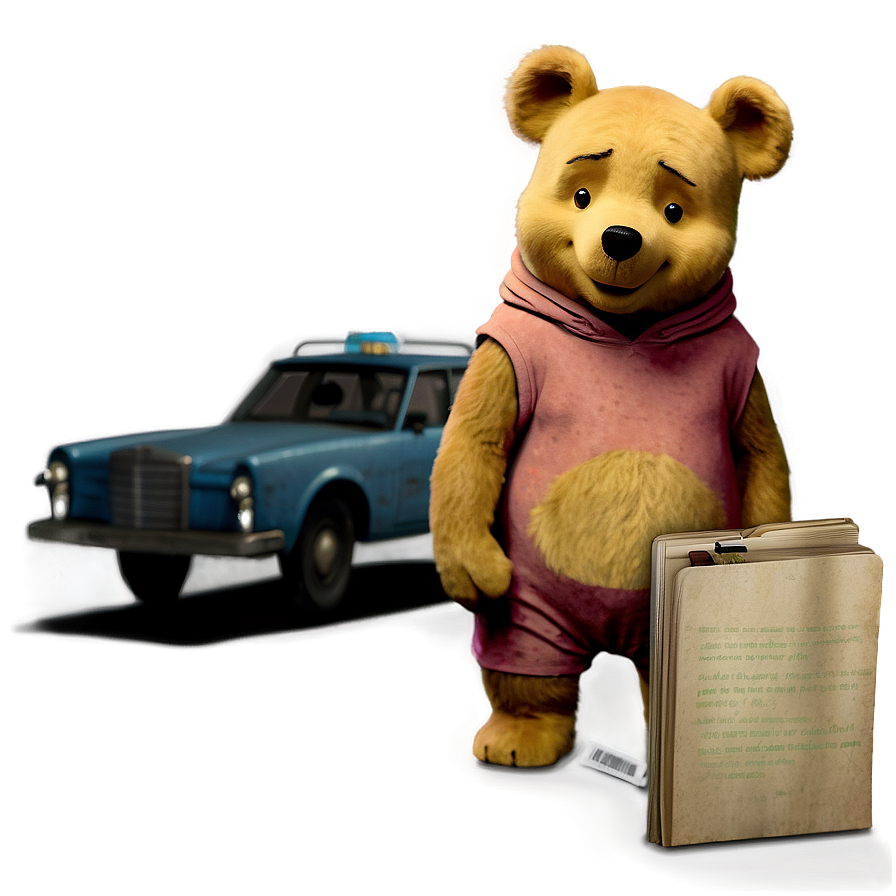 Pooh Bear As A Detective Png 88 PNG Image