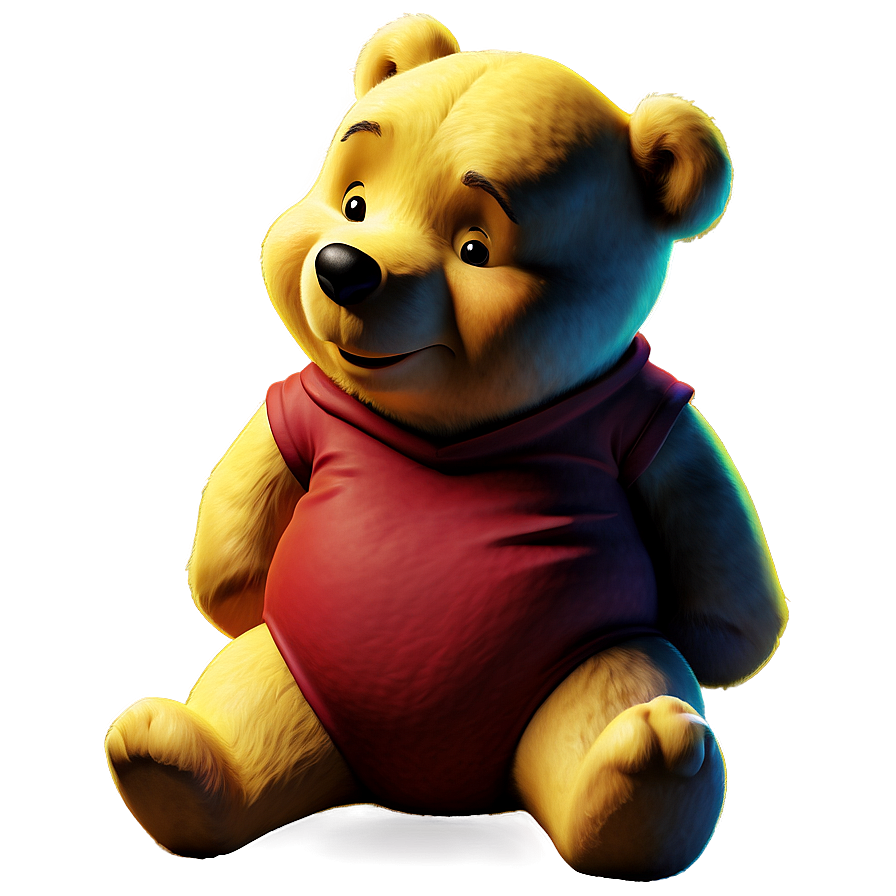 Pooh Bear At Night Png Uwn PNG Image