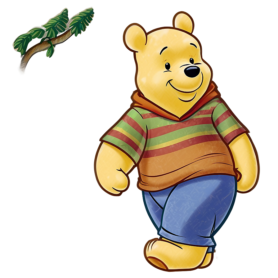 Pooh Bear On Adventure Png Ccx PNG Image