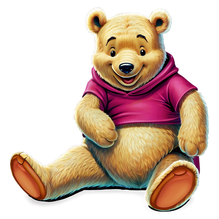 Pooh Bear Saying Hello Png 32 PNG Image