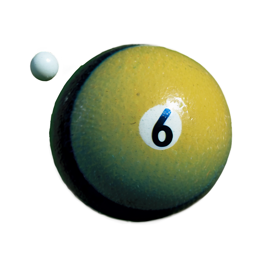 Pool Ball On Green Felt Png 4 PNG Image