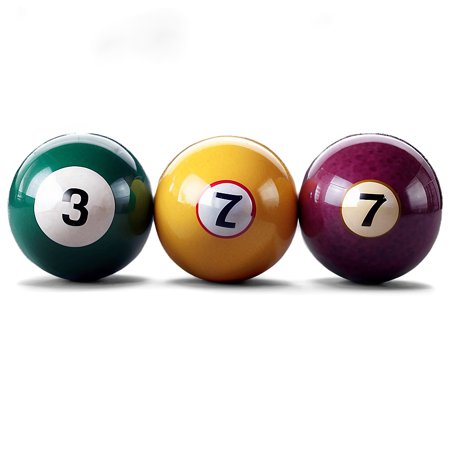 Pool Balls Isolated Png Gct PNG Image