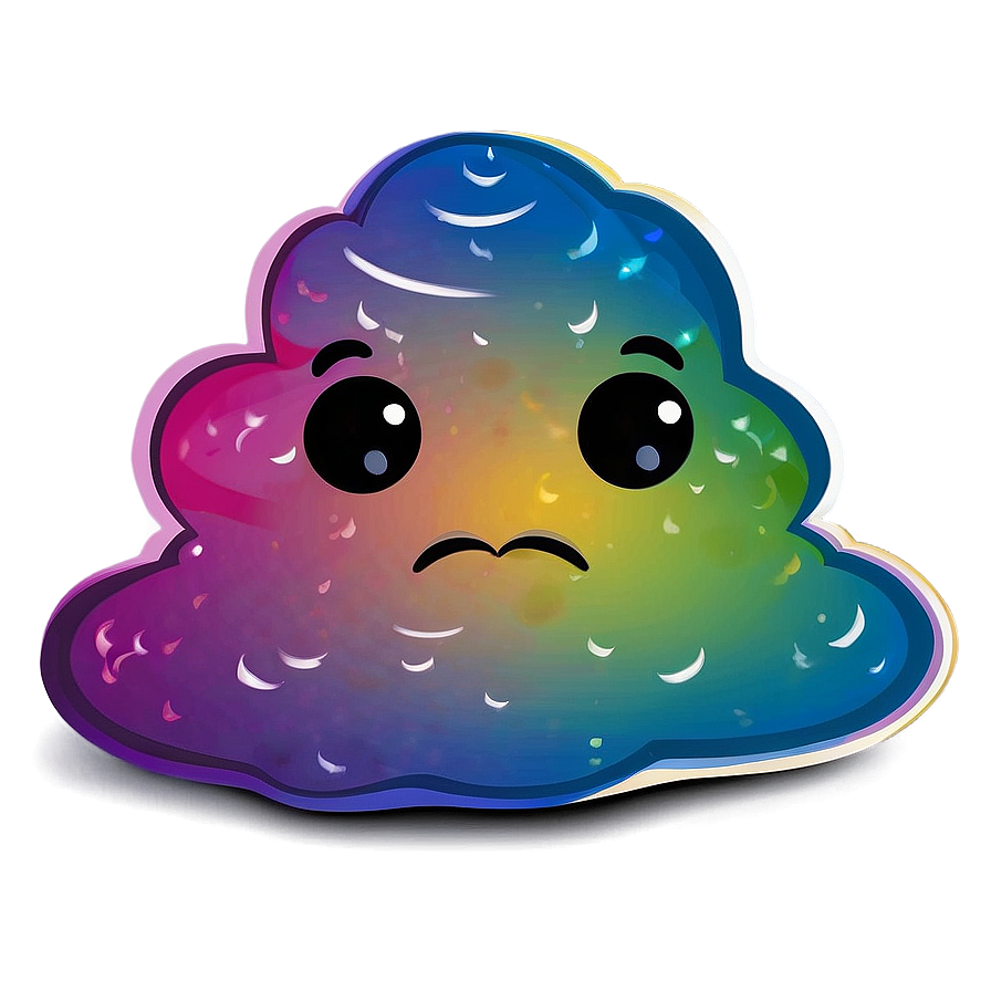 Poop With Rainbow Png 6 PNG Image