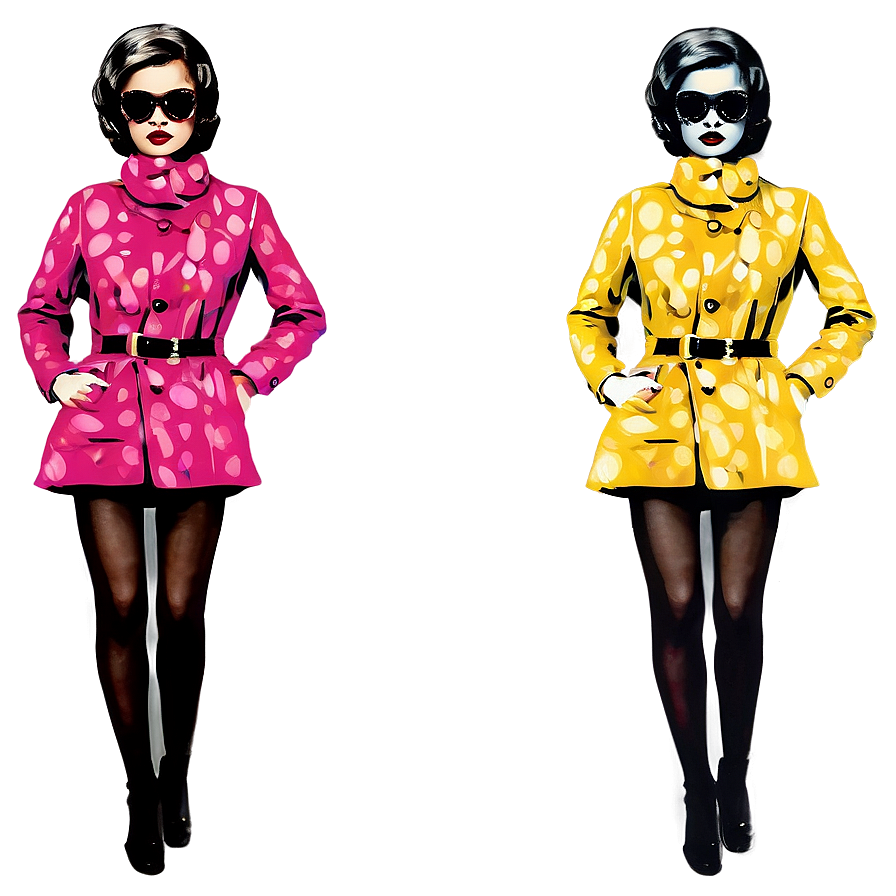 Pop Art Inspired Fashion Png Xmv PNG Image