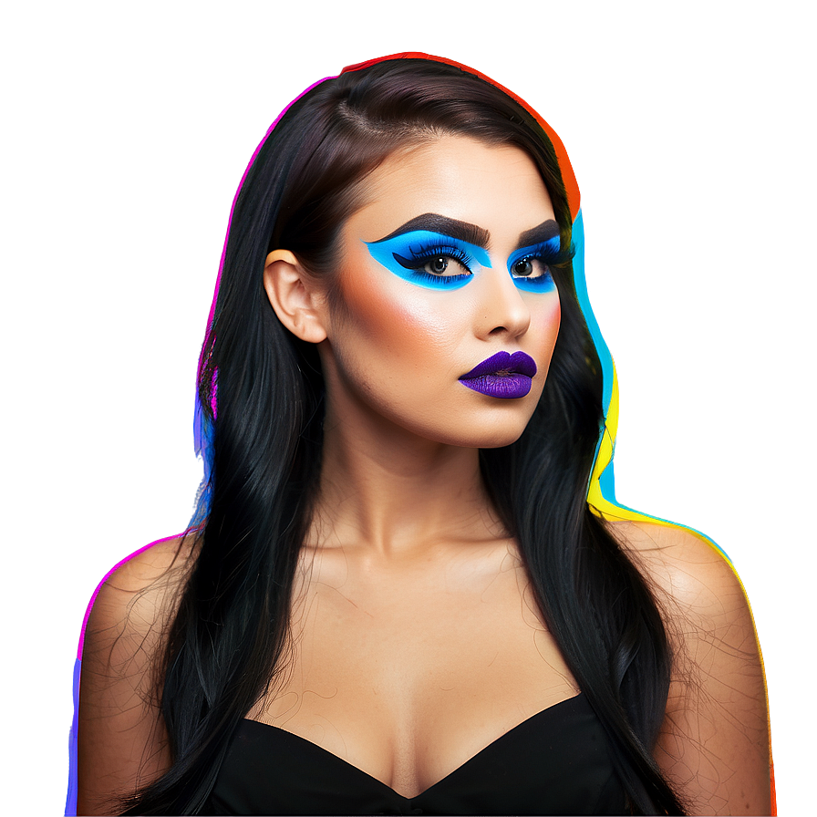 Pop Art Inspired Makeup Png 63 PNG Image