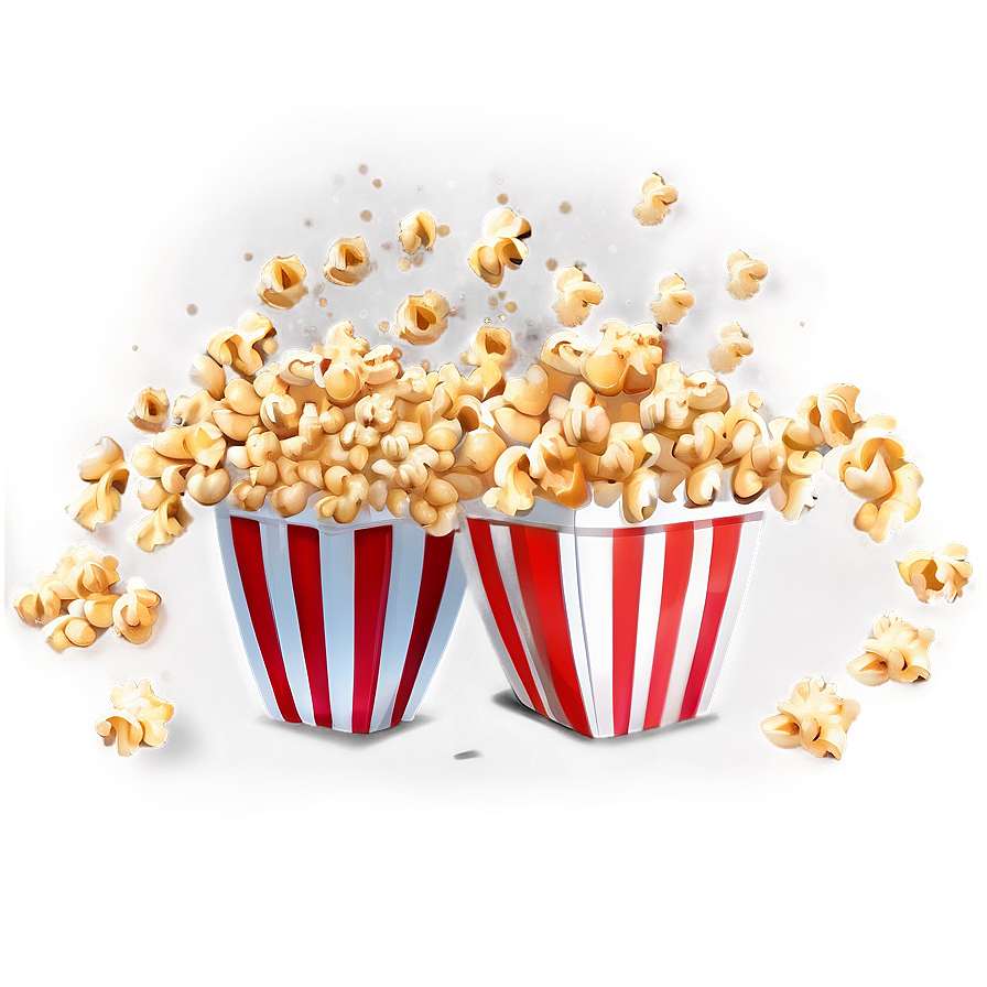 Popcorn Explosion Png Xue27 PNG Image