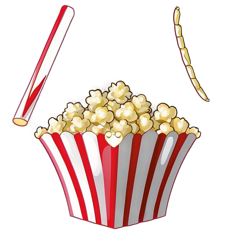 Popcorn Pattern Png 05042024 PNG Image