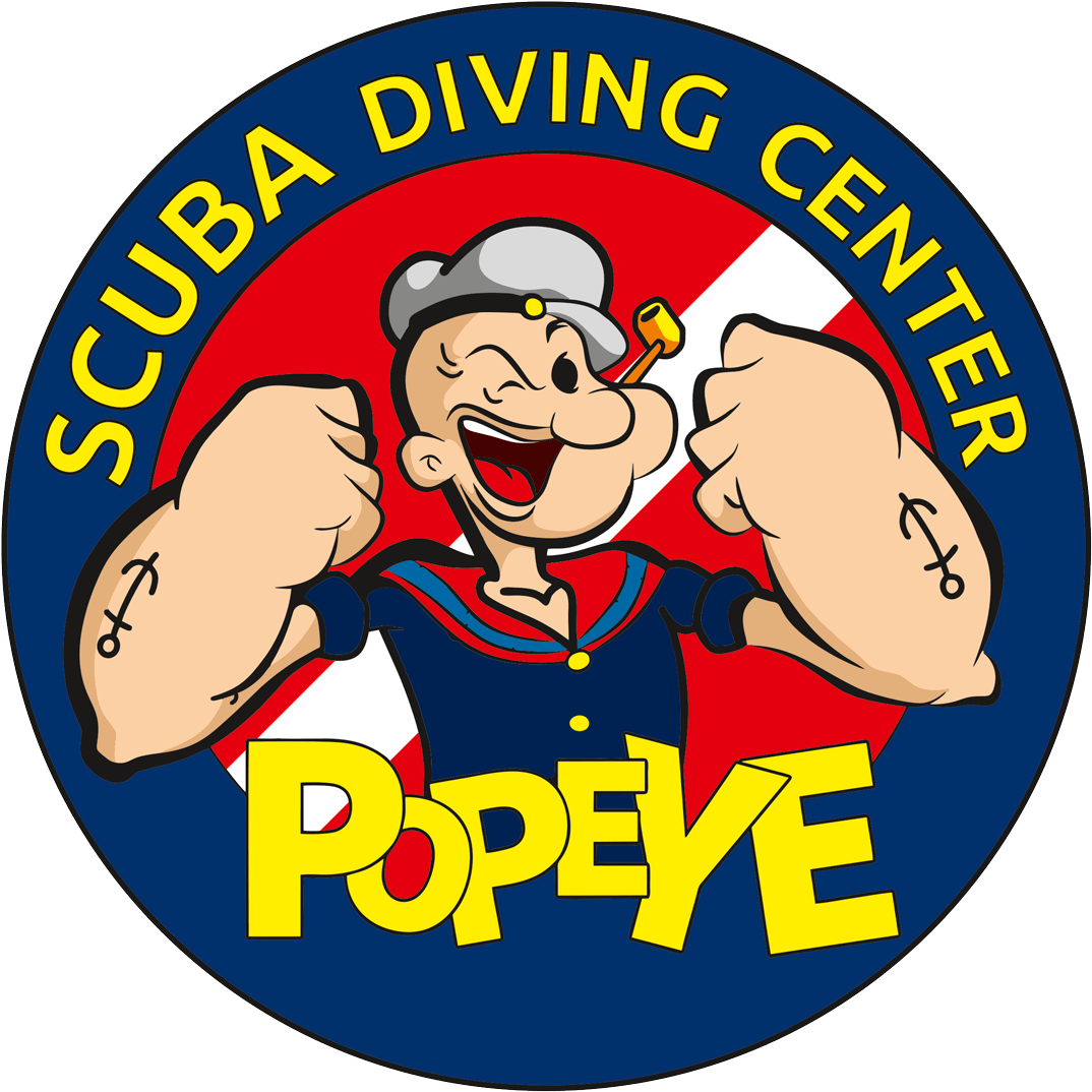 Popeye Scuba Diving Center Logo PNG Image