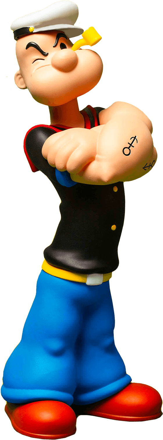 Popeye The Sailor Man Pose PNG Image