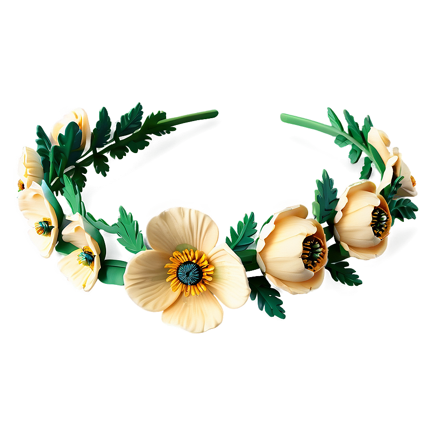 Poppy Floral Crown Png 42 PNG Image