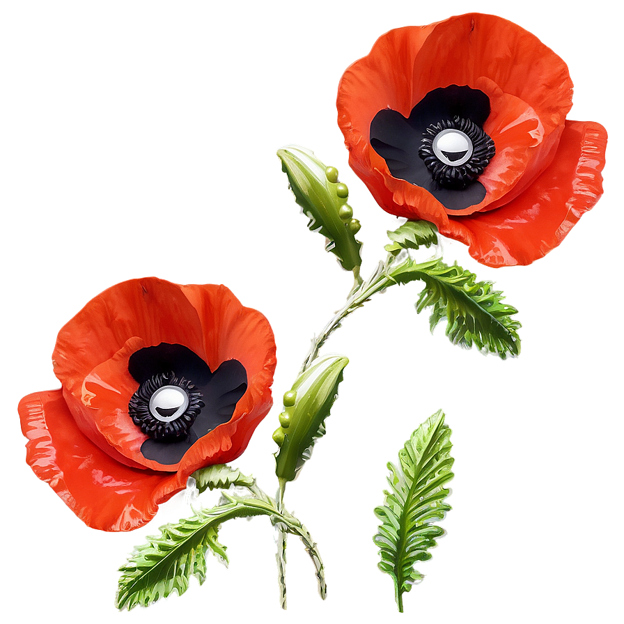 Poppy Memorial Remembrance Png Aqg73 PNG Image