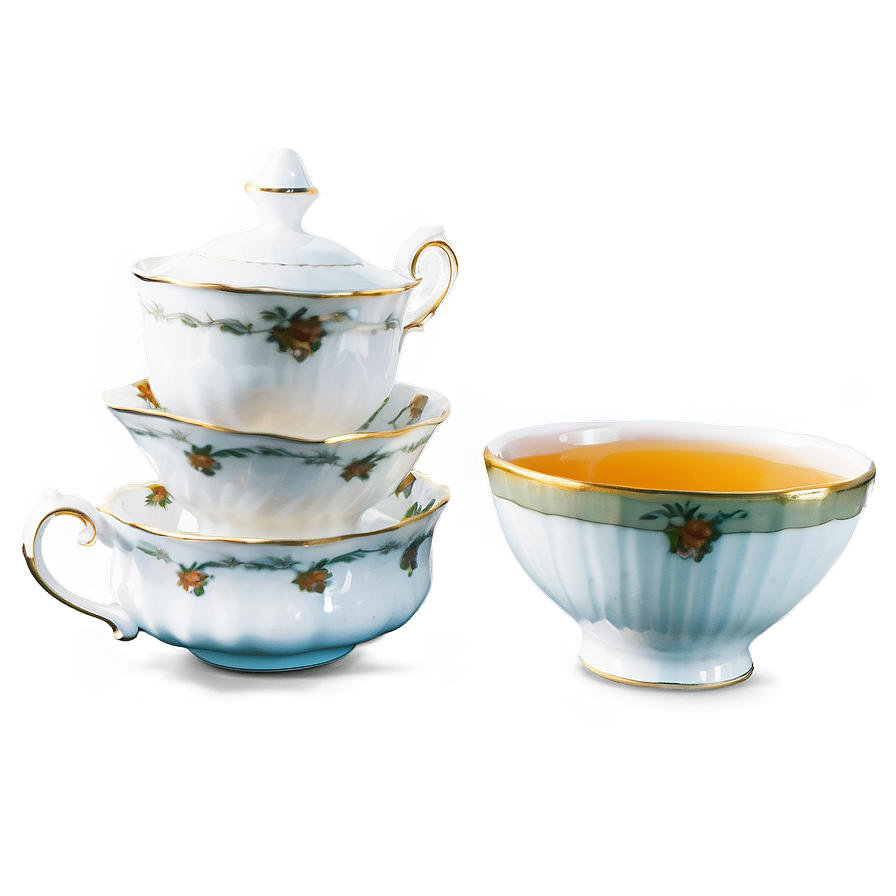 Porcelain Tea Cup Elegance Png 05252024 PNG Image