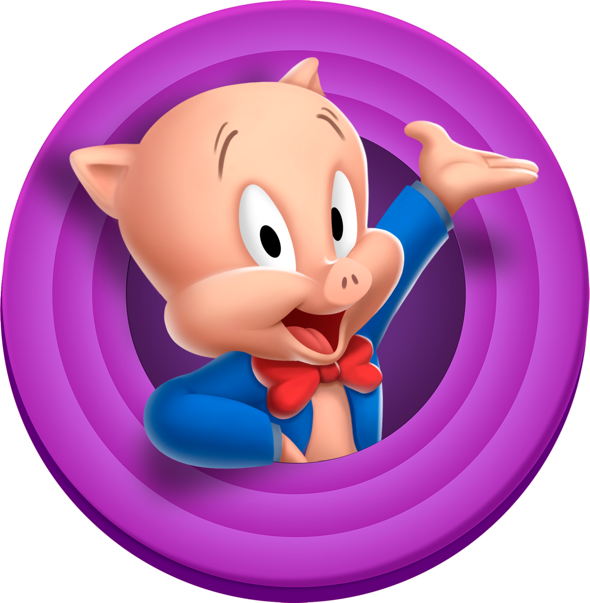 Porky Pig Looney Tunes Character PNG Image