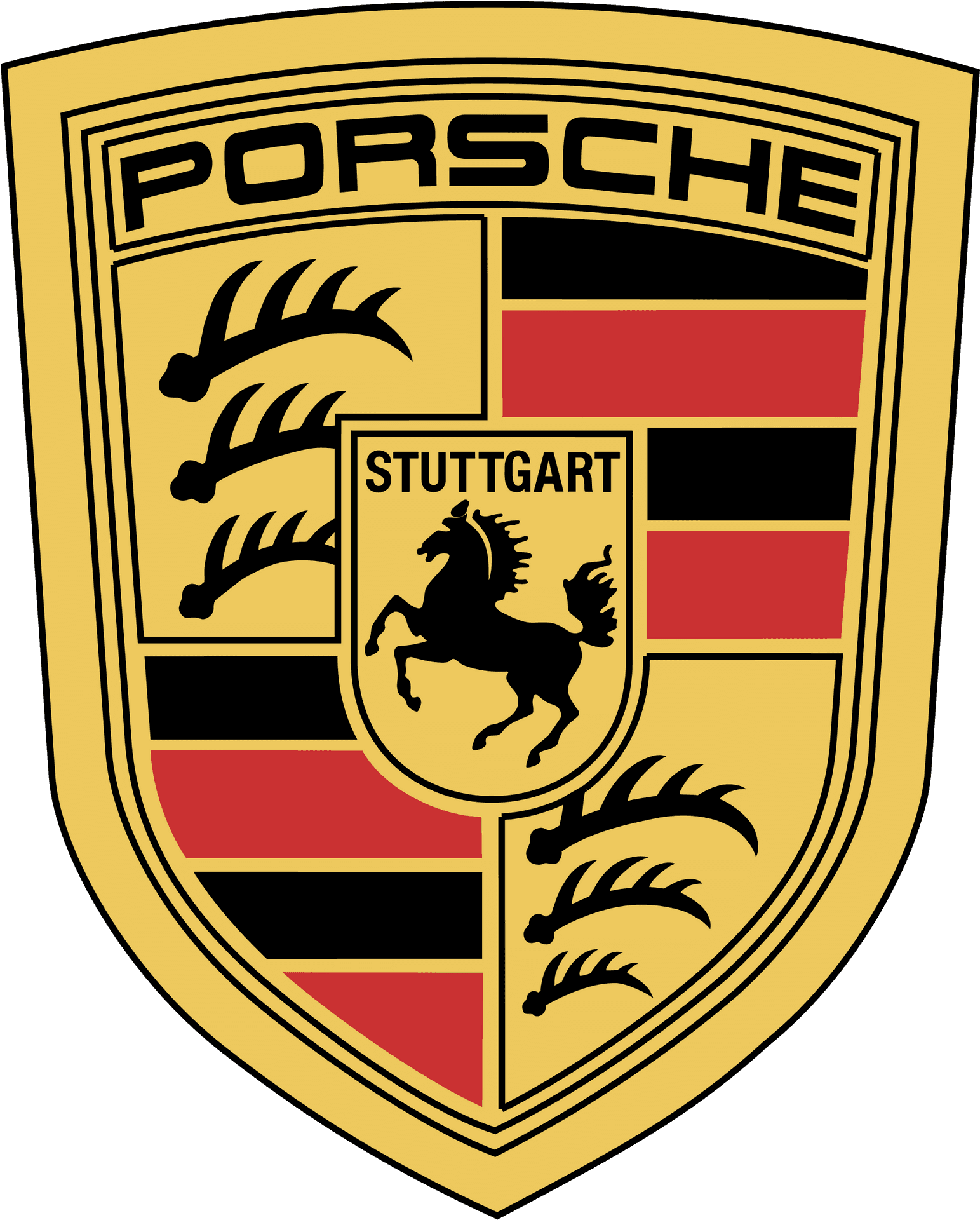 Porsche Crest Logo PNG Image