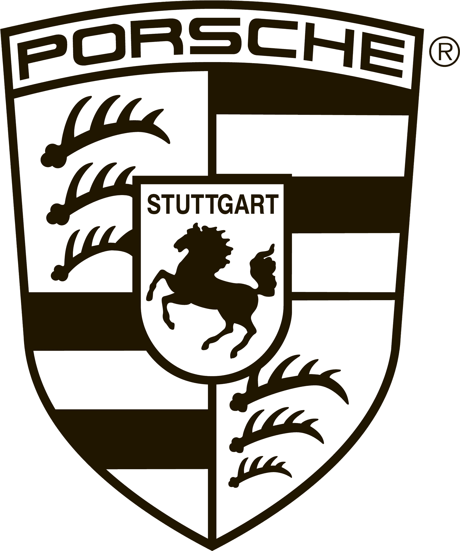 Porsche Crest Logo PNG Image