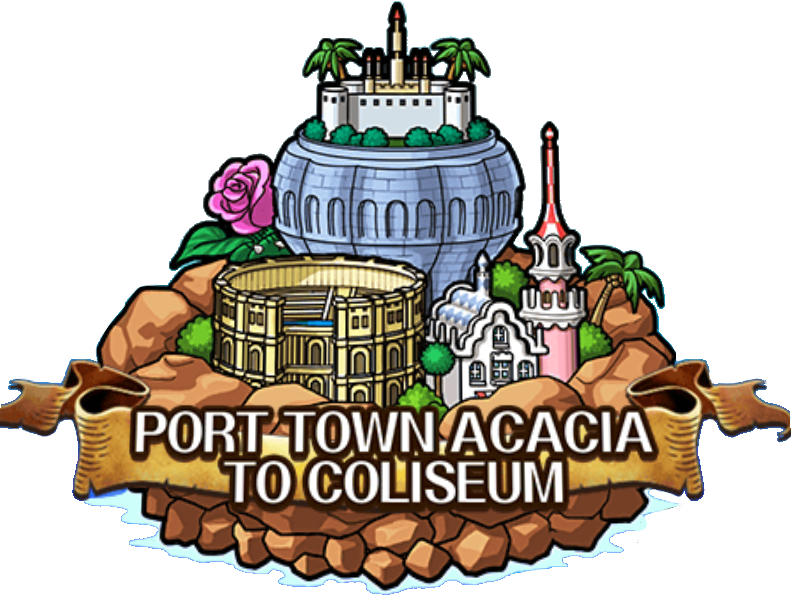 Port Town Acacia Coliseum Signage PNG Image