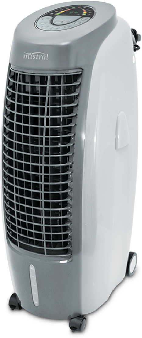 Portable Air Cooleron Wheels PNG Image