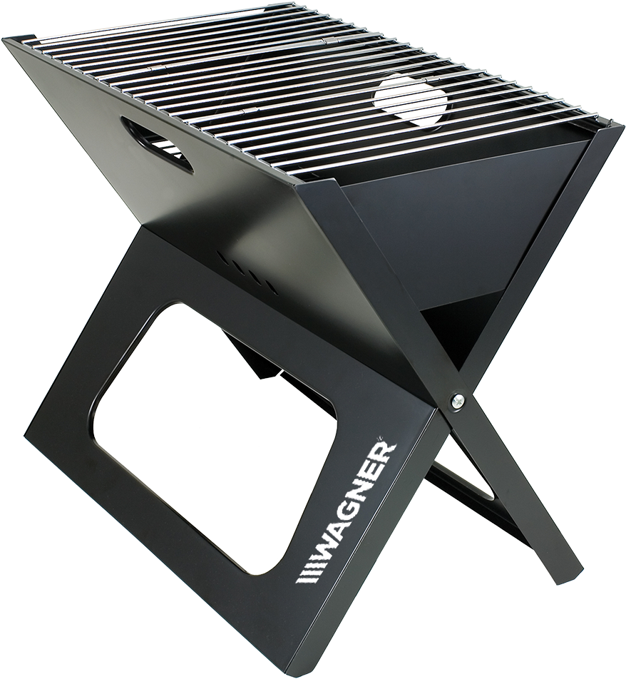 Portable Charcoal Grill Design PNG Image