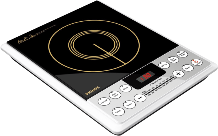 Portable Induction Cooktop Philips PNG Image