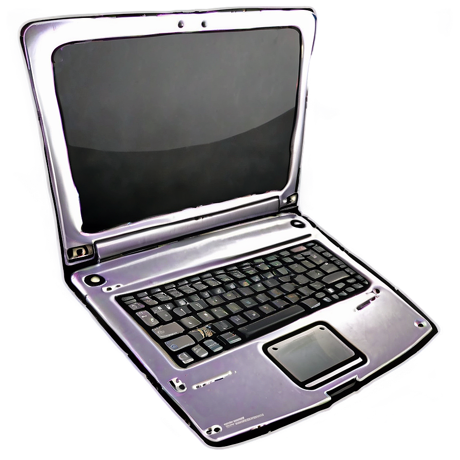 Portable Laptop Sketch Png Brl78 PNG Image