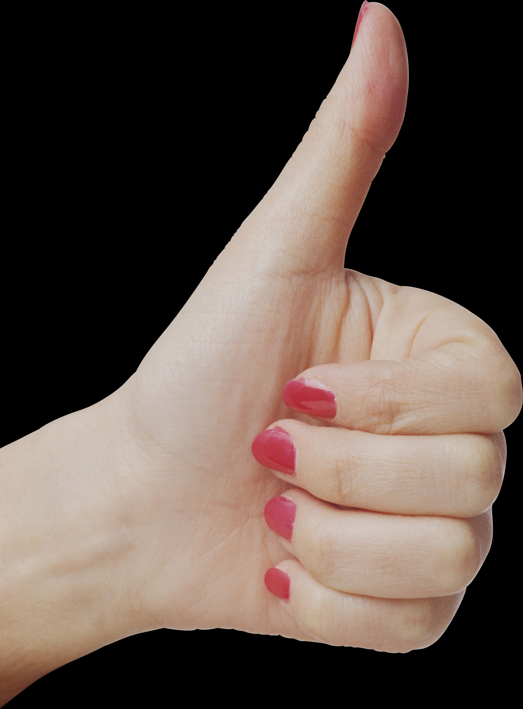 Positive Gesture Thumbs Up PNG Image