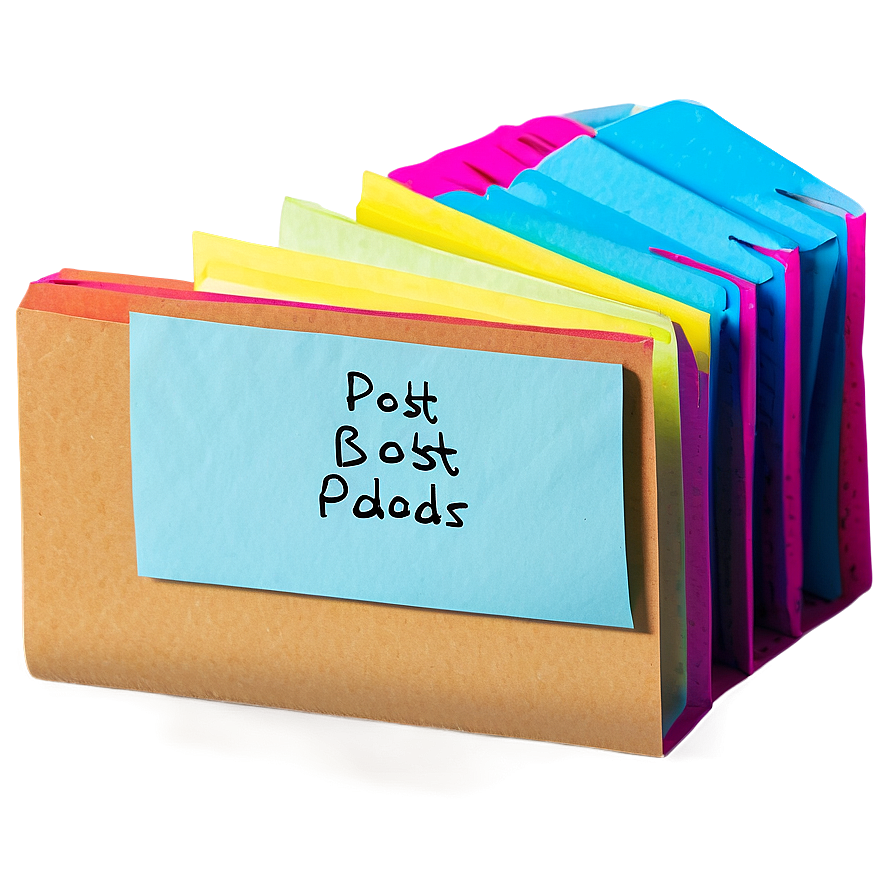 Post It Note Pad Png 05252024 PNG Image