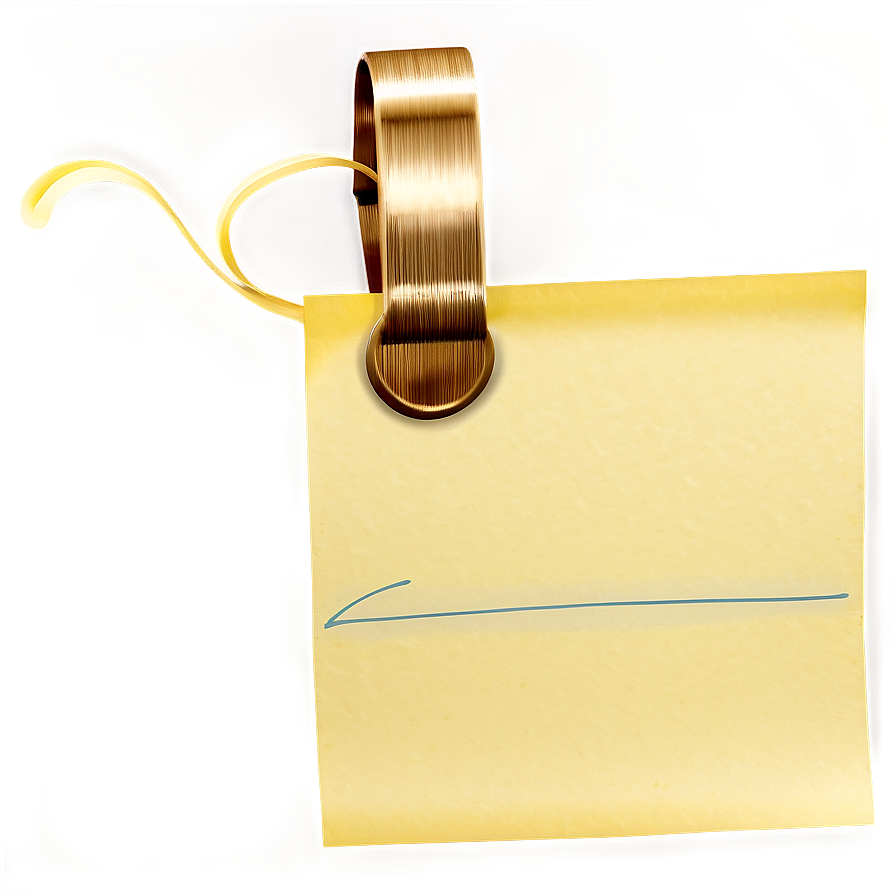 Post It Note With Pin Png Pqs51 PNG Image