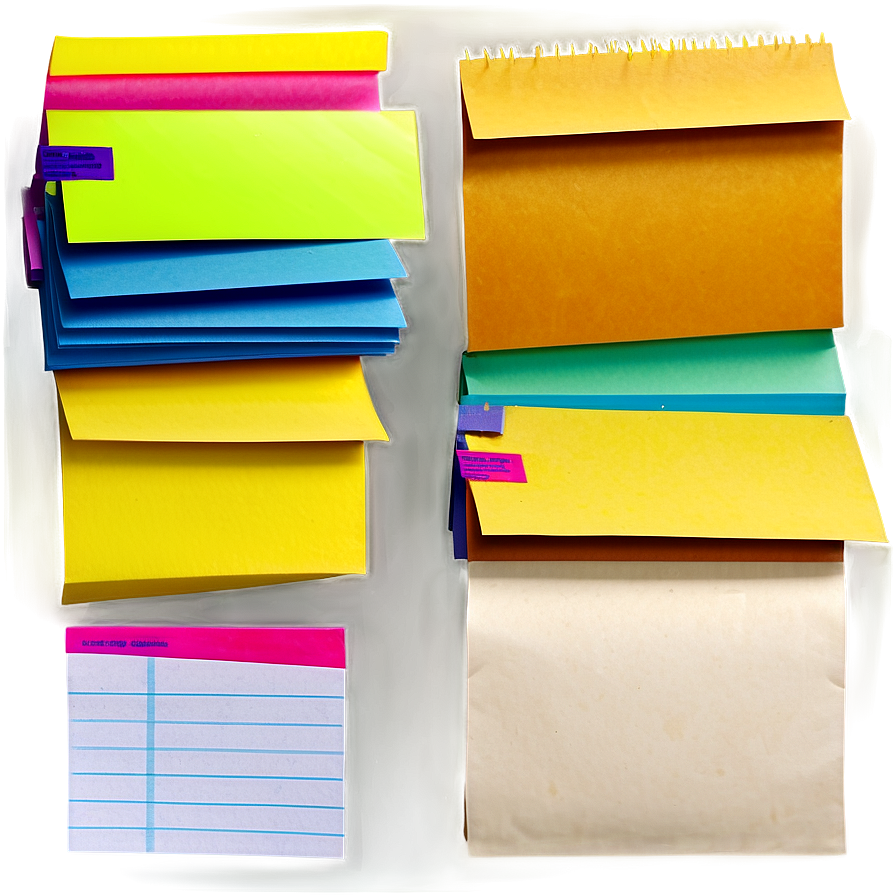 Post It Paper Png Djn PNG Image