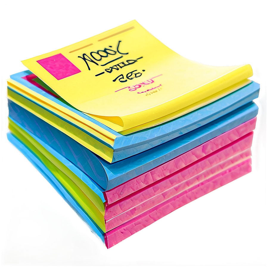 Post It Stack Png Ybi PNG Image