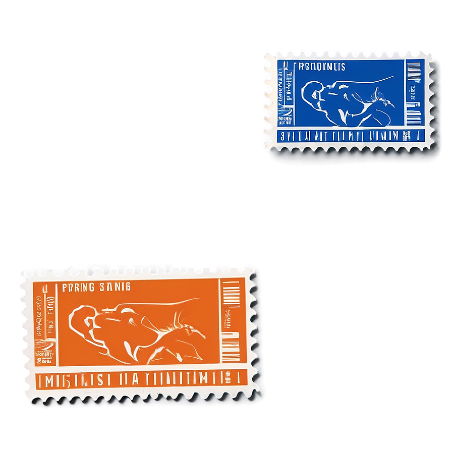 Postage Stamp Png Pow PNG Image