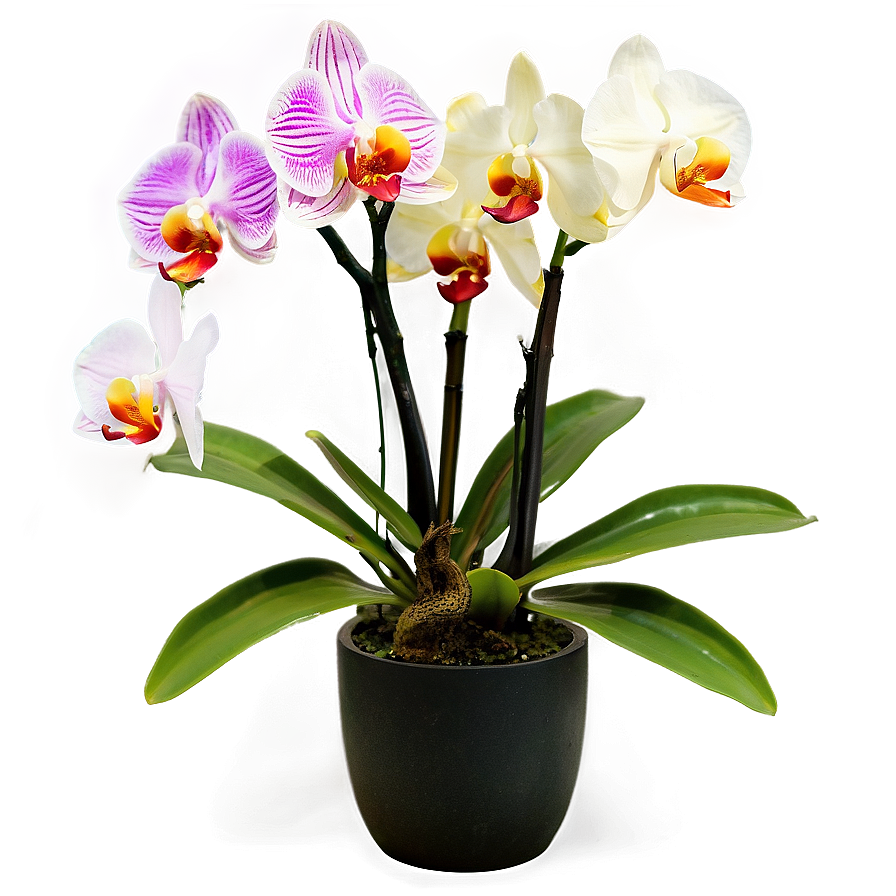 Potted Orchids Collection Png 46 PNG Image