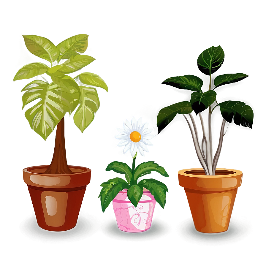 Potted Plant Clipart Png 06122024 PNG Image