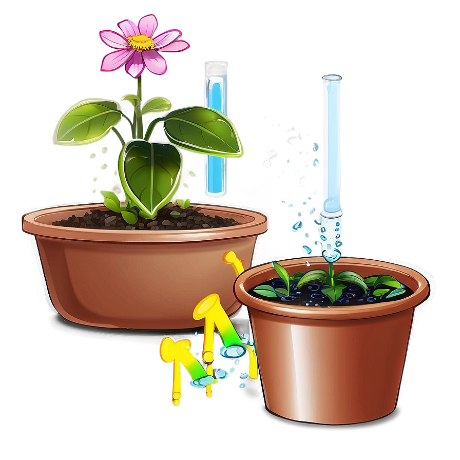 Potted Plant Watering Systems Png 4 PNG Image